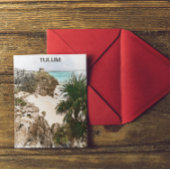 Tulum Mexico Tropisch landschap Souvenir Briefkaart