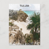 Tulum Mexico Tropisch landschap Souvenir Briefkaart (Voorkant)