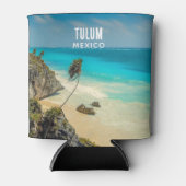 Tulum, Mexico - Tropisch strandparadijs Blikjeskoeler (Voorkant)