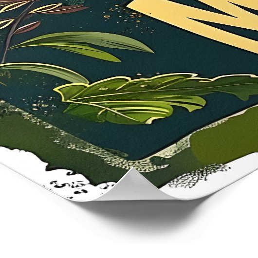 Tulum Oerwoud Poster (Hoek)