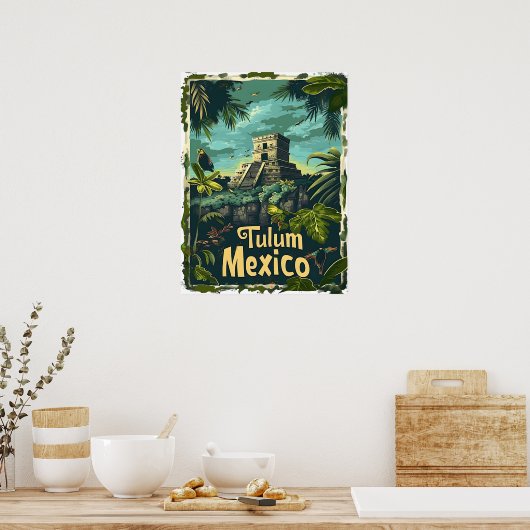 Tulum Oerwoud Poster (Keuken)