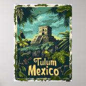 Tulum Oerwoud Poster (Voorkant)