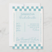 Tulum of Oceanen Bruidsmeisje  Kaart (Voorkant)