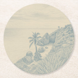 Tulum Papieren Onderzetter