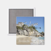 Tulum Quintana Roo Mexico Magnet Verander Jaar (Voorkant / Achterkant)