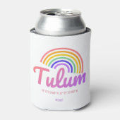 Tulum - Regenboog Blikjeskoeler (Blikje Voorkant)