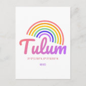 Tulum - Regenboog Mexico Briefkaart (Voorkant)