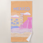 Tulum, Reiskunst, Preppy Strandlaken (Voorkant)