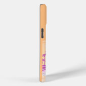 Tulum, Reiskunst, Retro Art, Roze, Sinaasappel Case-Mate iPhone Case (Achterkant / Rechts)