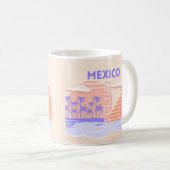 Tulum, Reiskunst, Retro Kunst Koffiemok (Voorkant rechts)