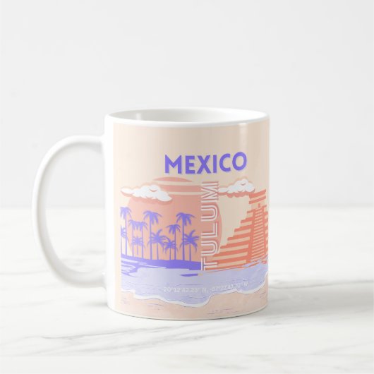 Tulum, Reiskunst, Retro Kunst Koffiemok (Links)