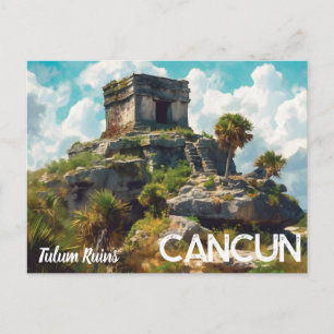 Tulum Ruins Cancun Briefkaart
