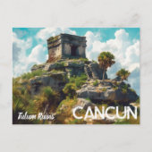 Tulum Ruins Cancun Briefkaart (Voorkant)
