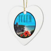 Tulum voorbij cadeau keramisch ornament (Links)