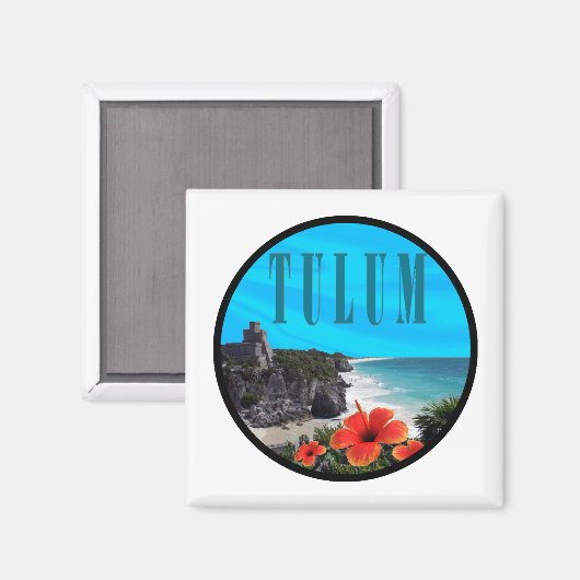 Tulum voorbij cadeau magneet (Voorkant / Achterkant)