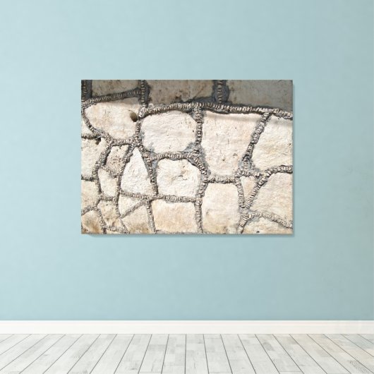 Tulum Wall Canvas Afdruk (Insitu (Houten vloer))