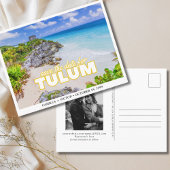 Tulum Wedding Save the Date Mexico Briefkaart