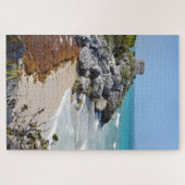 Tulum Yucatan Mexico Oude ruïnes Oceaanlandschap Legpuzzel (Horizontaal)
