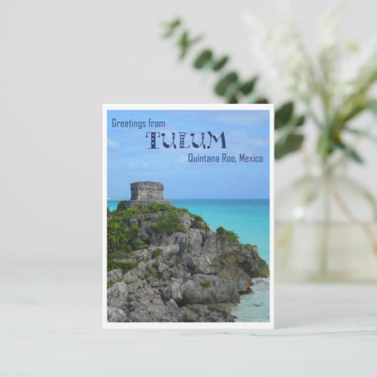 Tulumgroeten Briefkaart (Staand voorkant)