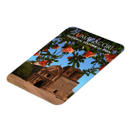 Tumacacori Mission Church, Bloesems van granaatapp Magneet (Linkerzijde)