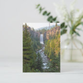 Tumalo-Herfsten in bocht Oregon Briefkaart (Staand voorkant)