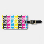 tumble bagagelabel (Voorkant horizontaal)