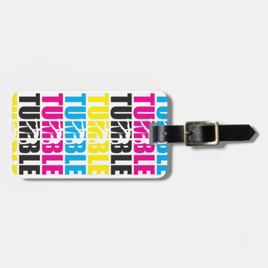 tumble bagagelabel (Voorkant horizontaal)