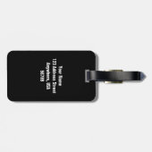 tumble bagagelabel (Achterkant horizontaal)