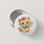 Tumble de Kitten Knop Ronde Button 3,2 Cm (Voorkant /achterkant)
