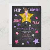 Tumble, Jump & Play Gymnastics Birthday Kaart (Voorkant)