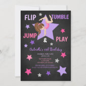 Tumble, Jump & Play Gymnastics Birthday Kaart (Voorkant)