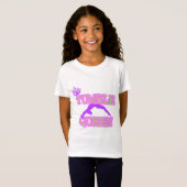 Tumble Queen gymnast girl shirt (Voorkant volledig)