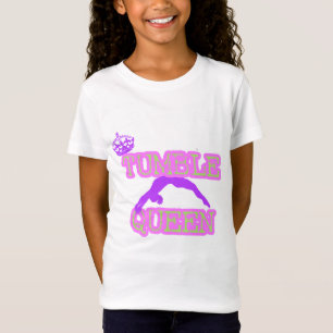 Tumble Queen gymnast girl shirt