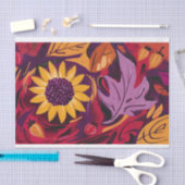 Tumbleflower, rustieke geschilderde herfst Zonnebl Tissuepapier (Craft)