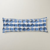 Tumblende dozen blauwe bodykussen lichaamskussen (Achterkant)
