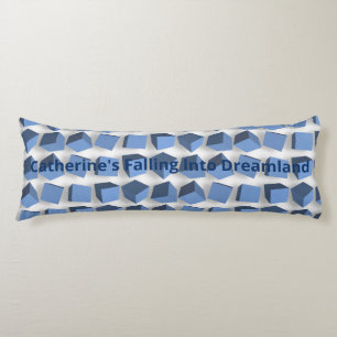 Tumblende dozen blauwe bodykussen lichaamskussen