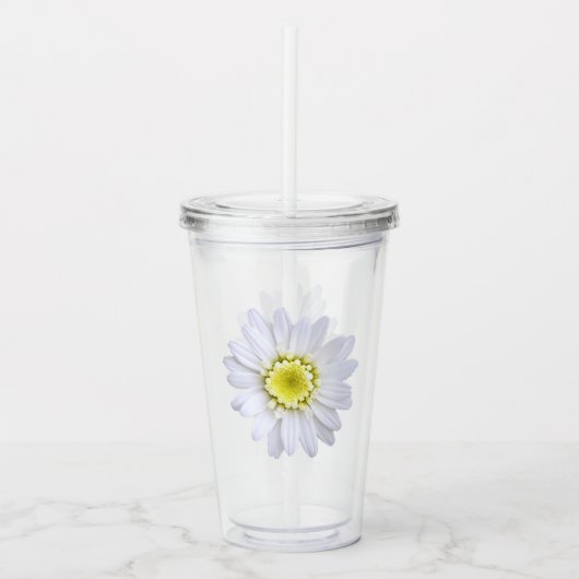 Tumbler - Daisy Acryl Drinkbeker (Voorkant)