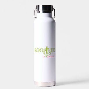 Tumbler Gebaseerd op Geloof Geworteld in Christus Waterfles