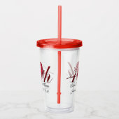 Tumbler - Gepersonaliseerd Jubileum voor 40ste bru Acryl Drinkbeker (Rechts)