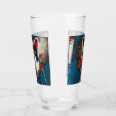 Tumbler-glas met magnesiumcarbonaat glas (Links)