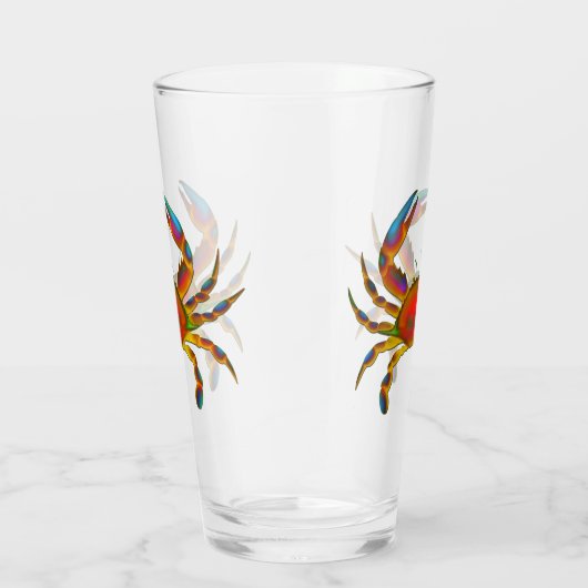 Tumbler Glass, rode oceaankrab (Rechts)