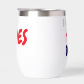 Tumbler Glass with Custom I Love you Dad (Rechts)