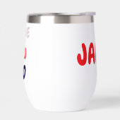 Tumbler Glass with Custom I Love you Dad (Links)