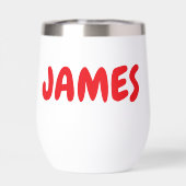 Tumbler Glass with Custom I Love you Dad (Achterkant)