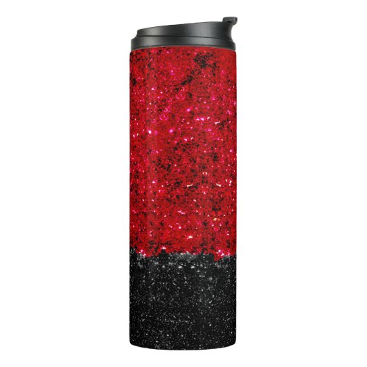 Tumbler Glitter Sublimation Wrap Thermosbeker (Gedraaid links)
