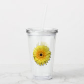 Tumbler - Lemorange Lollipop Daisy Acryl Drinkbeker (Achterkant)