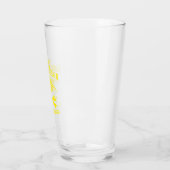 tumbler met de gele logo van de herstelling van Bo (Links)