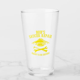 tumbler met de gele logo van de herstelling van Bo