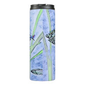 Tumbler met een zwemvisontwerp thermosbeker (Achterkant)