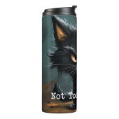 Tumbler met grappig kat ontwerp thermosbeker (Gedraaid links)